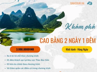 Tour Thác Bản Giốc Cao Bằng 2 ngày 1 đêm