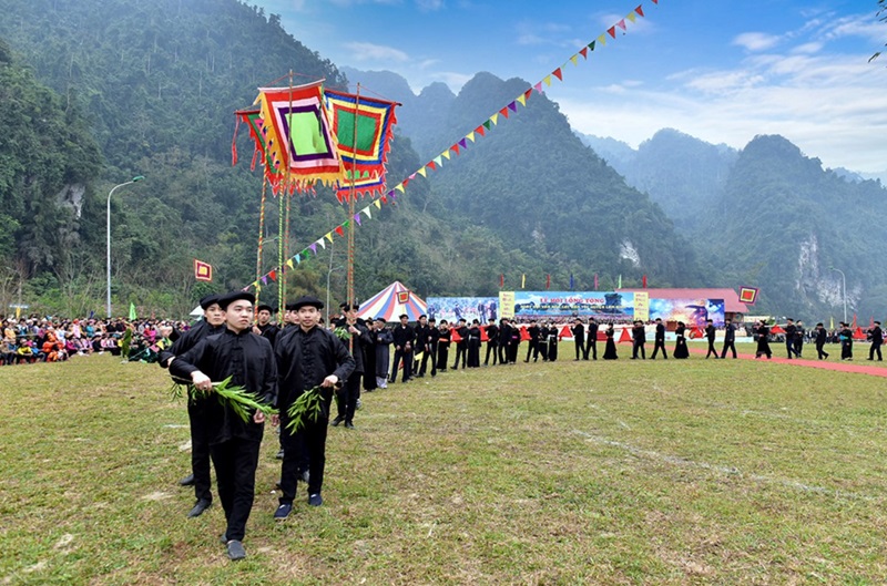 Lễ hội Lồng Tồng tại Hà Giang thường diễn ra vào đầu năm mới