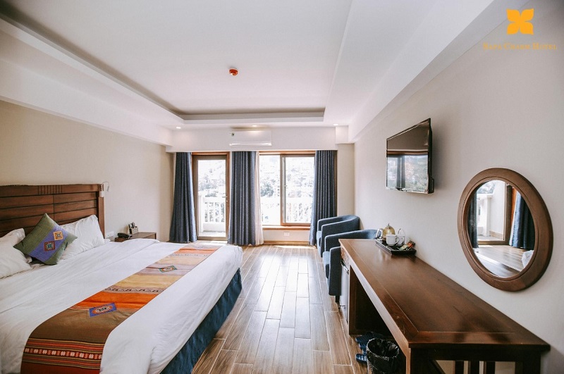 Những căn phòng deluxe được thiết kế 2 giường đơn hoặc 1 giường đơn rất phù hợp cho những cặp đôi bạn bè đều có thể được