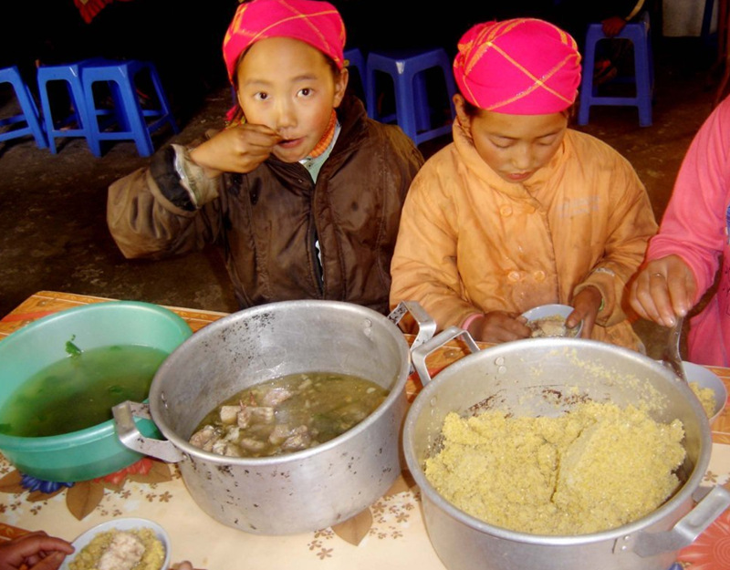 Mèn mén là món ăn gắn liền với cuộc sống của người dân Hà Giang