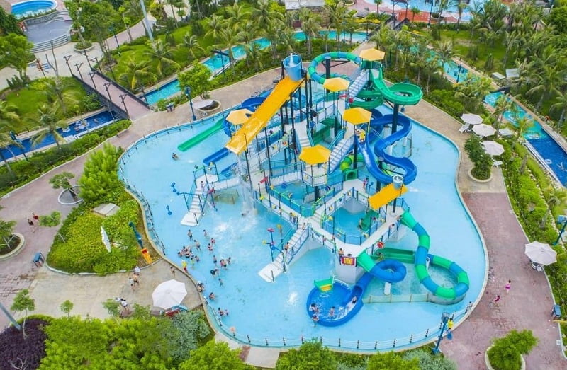 khu vui chơi giải trí Công viên Typhoon Water Hạ Long nằm trong khu vui chơi Sun World hiện đại bậc nhất tại Hạ Long