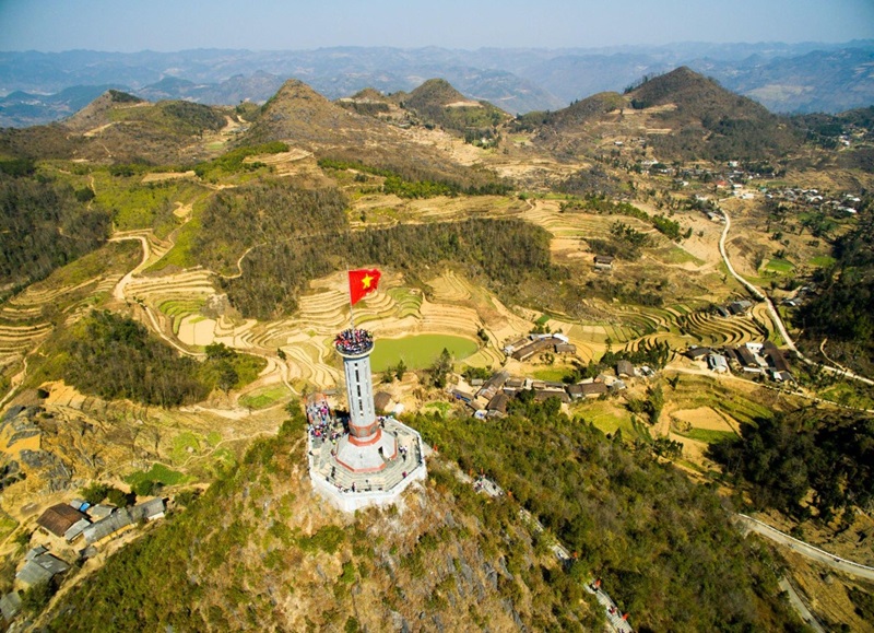 Cột cờ Lũng Cú là 1 trong 5 điểm đến kiêu hãnh nhất Việt Nam