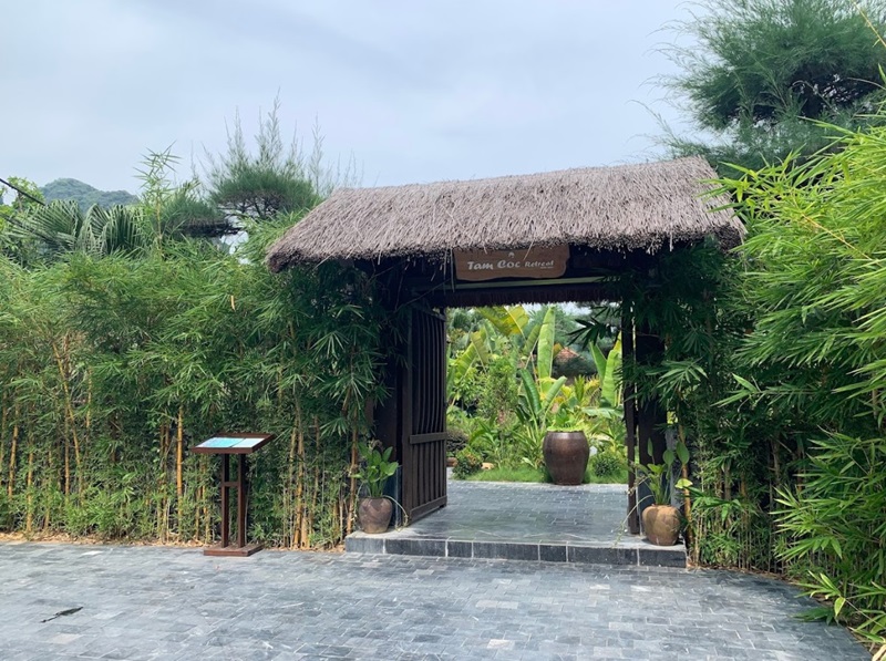 Tam Coc Retreat Ninh Binh là khi resort có không gian xanh mát